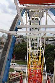 Ausblick aus dem neuen Willenborg Riesenrad (©Foto: Martin Schmitz)